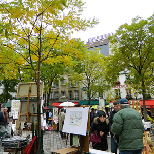 Place du Tertre, Paris/18. Arrondissement